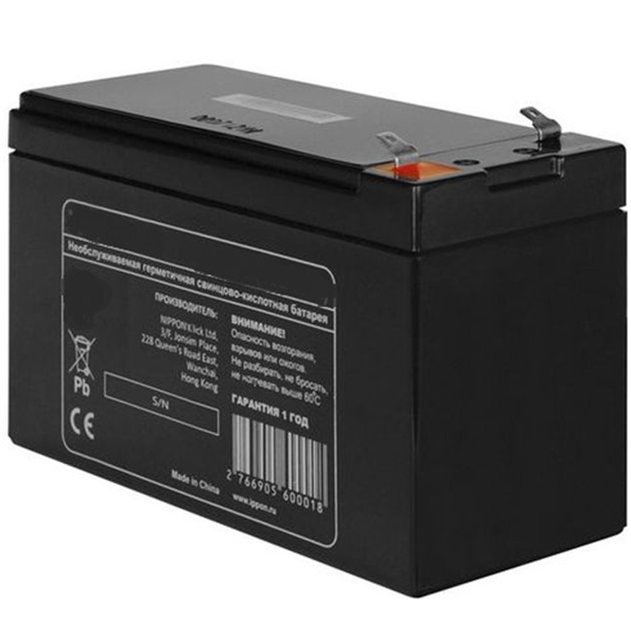 Аккумулятор для тележки WH-25ES 6V/1Ah свинцово-кислотный (WET battery)