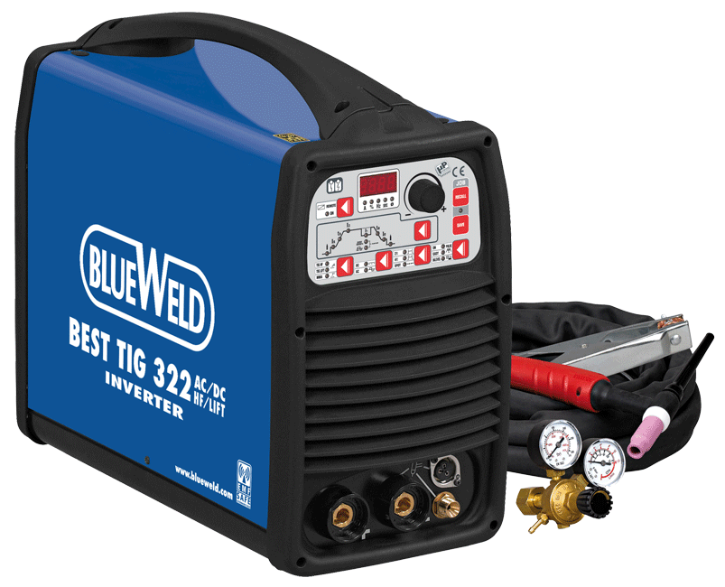 Сварочный инвертор TIG для аргонодуговой сварки BlueWeld Best TIG 322 AC/DC HF/Lift
