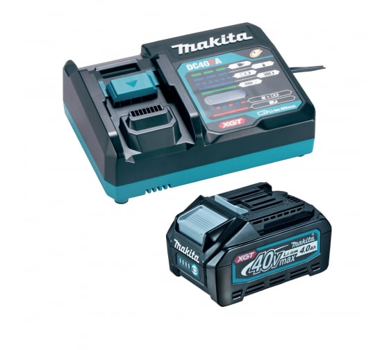 Набор аккумулятора и ЗУ (BL4040 (40В, 4 а/ч; Li-ion) + DC40RA) Makita 191J67-0