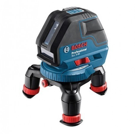 Линейный лазерный нивелир Bosch GLL 3-50 + держатель BM1 и приемник LR2 в L-Boxx
